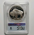 Pcgs 2001-p American Buffalo Silver Dollar  pf69dcam  Black Diamond Label  