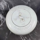 Chinese Porcelain Jar   Cover Melon Form White Glaze Floral Qing 19th Century