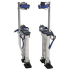 15 -23  Adjustable Drywall Stilts Aluminum Tool - Taping Painting Painter Silver