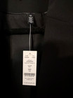 New Whbm Equestrian Black Womens Blazer 12 Black Cropped Front Buckle Lined