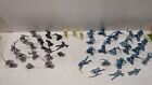 Vintage Marx Blue  Gray  White Civil War Playsets Confederate Union Soldiers 