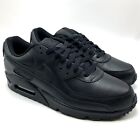  new  Men Nike Air Max 90 Leather Black black  cz5594 001   Sz 8 0 - 14 0