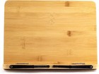 Xl Bamboo Book Stand 15 4x11 Inch With 6 Height Settings For Reading Cookbooks