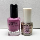 Color Club Orchid   Wet N Wild Jewels Your Highness Iridescent Glitter Polish
