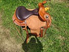 16 Inch Australian Rough Out Saddle  7 Inch Gullet   Full Qh Bar  Complete Set