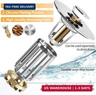 Anlige Bathroom Sink Drain Strainer  3 In 1 Pop Up Bathroom Sink Stopper