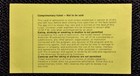 Dick Clark Signed  20 000 Pyramid Audience Ticket-rare-tv History Memorabilia