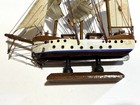 Sailboat Model Decor  Wooden Nautical Decor Model Ship 