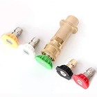 Brass Pressure Washer Gun Adapter With 1 4  Female Quick Connect Fitting with   