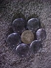 4 Lbs Periwinkle Mix Flat Glass Marbles Gems  Vase Fillers  Mosaic Tiles  19 99