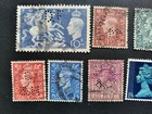 Uk Mixed Early Lot Of Perfin Stamps Unchecked Gb 