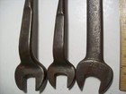 3 Steel Workers Spud Wrenches  Bonney 904 25 32   905 7 8   Fairmount 206 31 32 