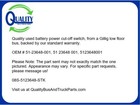 51-23648-001 Battery Powered Cut-off Switch 51 23648 001  5123648001 Ships Free 