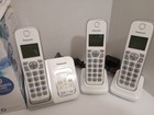 Panasonic Kx-tgd533w Cordless Phone System 3 Handsets Digital Answering