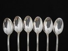 6 International Rogers Bros Daybreak Elegant Lady Silverplate Iced Tea Spoons