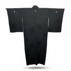 Black Kimono Unisex 100 silk