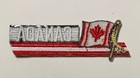 Vintage Embroidered Patch Canada Maple Leaf Flag Souvenir Travel Nos Iron On
