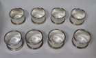 International Silver 0644 s Silverplate Napkin Rings Set Of 8 W  Boxes