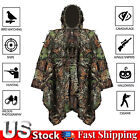 3d Leaf Woodland Ghillie Suit Camouflage Clothing For Hunting Bird Watching New