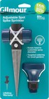 Adjustable Spot Sprinkler With Spike Base  Multi Pattern Sprinkler Head For Targ