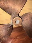 Vintage Brass bronze 3-blade Prop Boat Propeller 22   