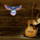 Blight Beer American Eagle Metal Sign Man Cave Bar Decor  15 5x10 Metal Eagle