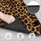 Brown Leopard Print Auto Carpet Car Floor Mats For Auto Van Truck Suv-full Se   