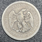 1875-s Silver Twenty Cent Piece 20c Nice Circulated Type Coin