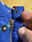 Vintage 70s Oshkosh B   gosh Corduroy Race Car Pants 42 Talon Zipper Size 4t
