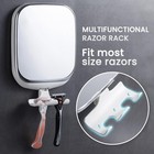 Shower Mirror Fogless For Shaving  Anti Fog Shaving Mirror With Razor Holder