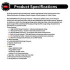 50 Amp Rv Surge Protector     12000j Waterproof  Circuit Analyzer  Ul Certified