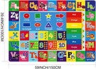 Kids Play Rug For Playroom  Kids Play Mat Abc Educational Area Rug  Preschool Cl