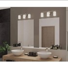 Progress Lighting Replay 22 In  3-light Brushed Nickel Bathroom Vanity Light