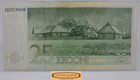 1992 Estonia 25 Krooni Banknote -  p58999nq