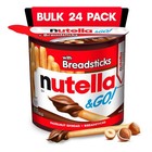 Nutella   Go  Bulk 24 Pack  Hazelnut And Cocoa Spread With Breadsticks     
