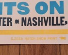 Craig Ferguson - Pants On Fire - Tour Nashville  Tn Hatch Print Poster Rare