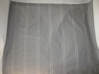 2 Ralph Lauren Euro Pillow Shams Jermyn  Street Grey With  White Stripe Cotton