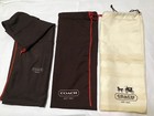 Coach Brown Cream Drawstring Dust Bags  Lot Of 3