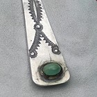 Antique vintage Southwestern Native American Navajo Souvenir Spoon Coin Silver