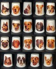 Dog White Porcelain Thimble -- Pick Your Breed -- Buy More   Save