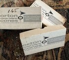 3 Boxes Of Vtg Orton Pyrometric Kiln Cones  139 Cones - Cone 02  04    18