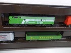 Z Scale   Marklin   8003a   Burlington Northern Locomotive   4 Car Set  l-uw
