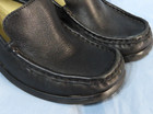 Vtg  Bass Thick Black Pebble Leather Robyn Loafers Shoes Slip-on Ladies Size 6-m