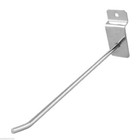 100pc  10   Chrome Peg Hooks For Slatwall Panels  Shelf Hanger Pegboard Hooks