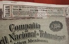Mexico 1904 Ferrocarril Nacional Tehuantepec 100 Sterling Gold Warrant Bond Loan