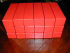 18 Red Cardboard Storage Box Boxes 2x2x9 For 2x2 Coin Holders Flips   Slides