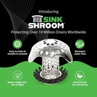Sinkshroom Ultra Revolutionary Bathroom Sink Drain Twin  Stainless Steel 