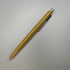 Vintage Paper Mate Malibu Ballpoint Pen Harvest  Gold Chrome Papermate Usa 1210