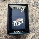 Zippo Miller Lite Beer Collectible Windproof Lighter For Beer Enthusiasts