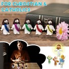 30 Pcs Jesus Toys Little Jesus Figurine Miniature Jesus Doll Tiny Jesus Figurin